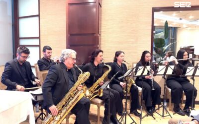 La Unión Musical Cartagonova en la Presentación de la Guía de Semana Santa de Radio Cartagena-Cadena SER