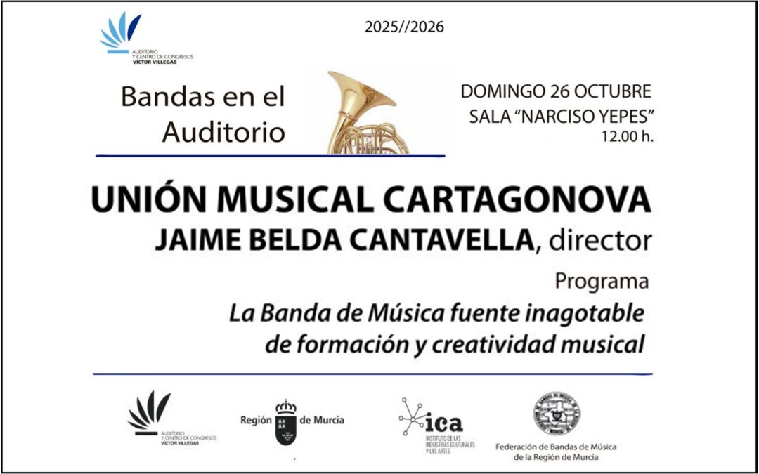 ¡Volvemos al Auditorio Víctor Villegas!