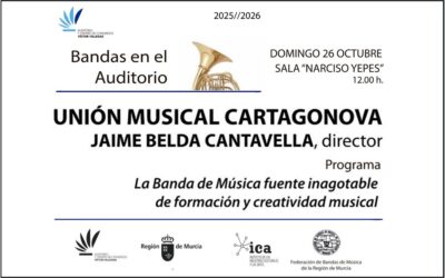 ¡Volvemos al Auditorio Víctor Villegas!